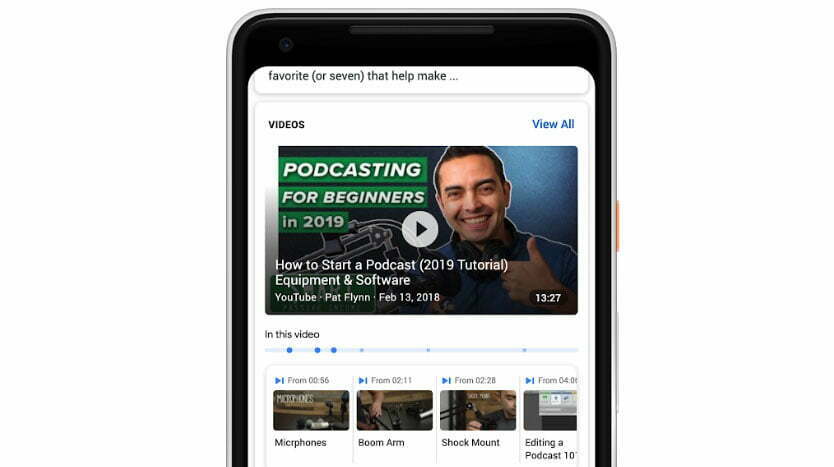 Comment ajouter un sommaire sous une vidéo YouTube dans Google ?