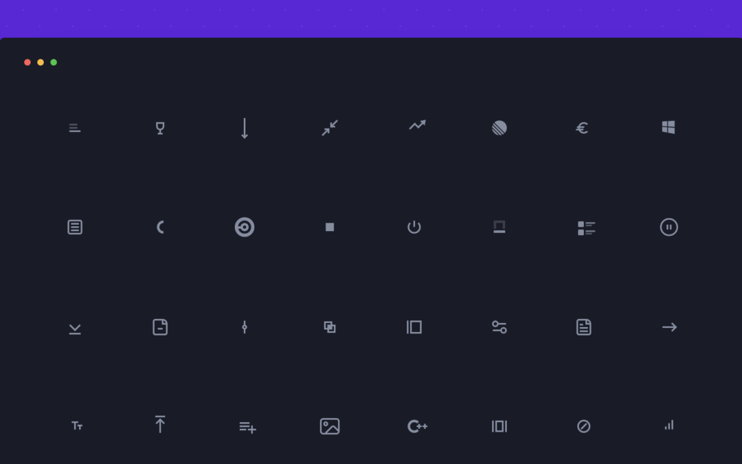 +500 icônes à intégrer en CSS dans vos projets
