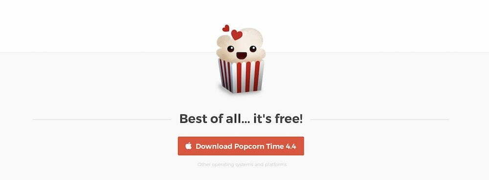 Popcorn Time est de retour sur Github