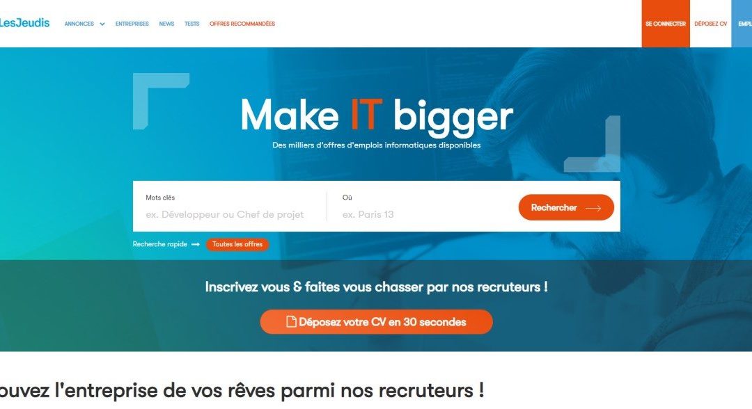 Trouvez votre nouvel emploi IT avec LesJeudis et Korben.info !