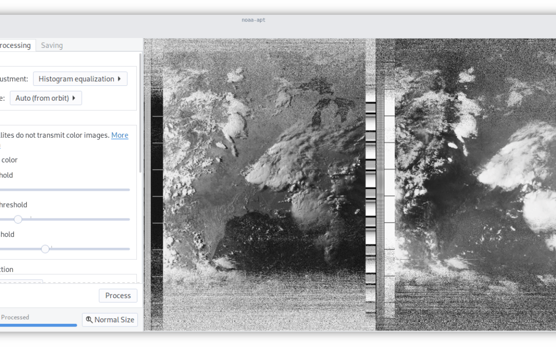 Noaa-apt – Recevoir et décoder les images des satellites météo