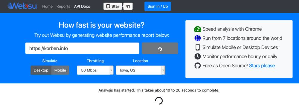 Quel script pour mesurer les performances de son site web ?