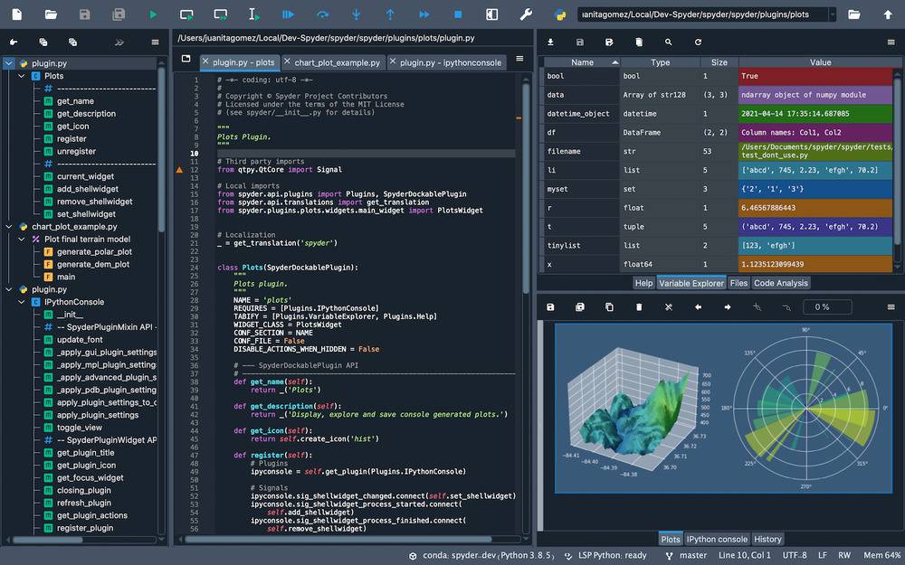 Un environnement de développement scientifique en Python