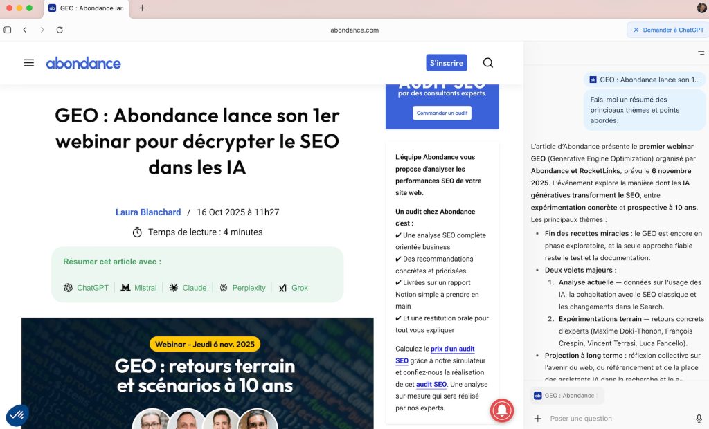ChatGPT Atlas : OpenAI lance un navigateur IA plein de promesses