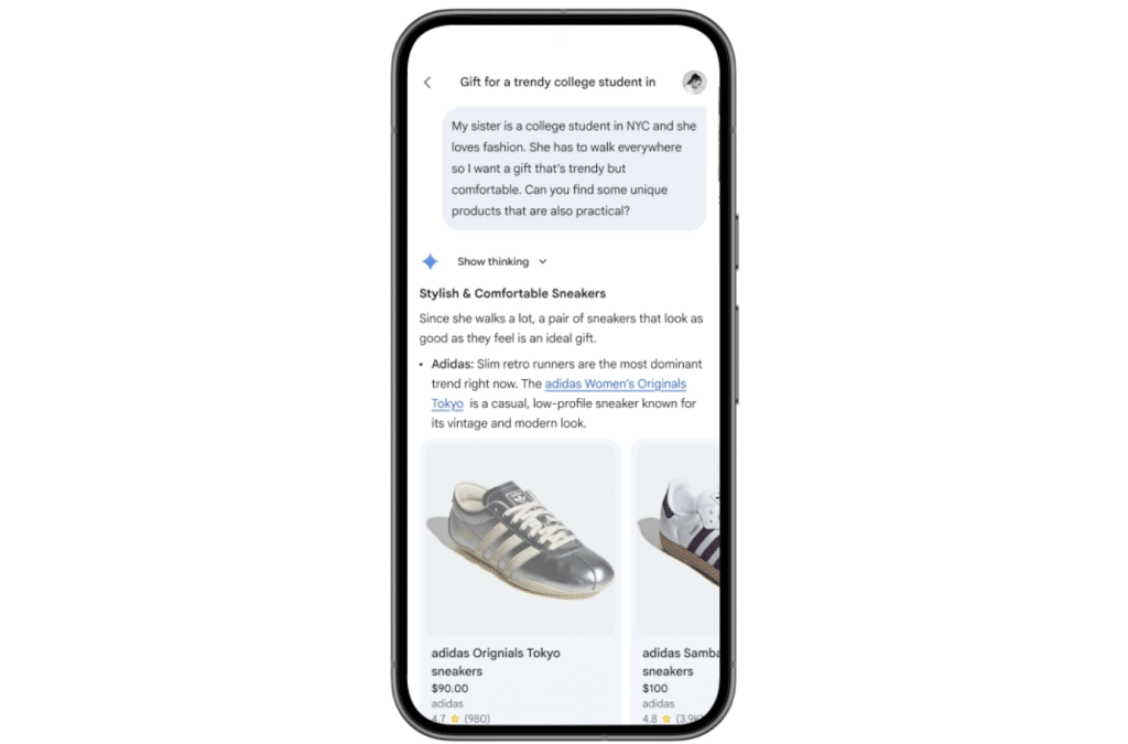 Google vous propose de faire vos courses à votre place avec l’IA